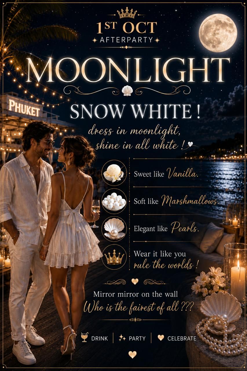 Moonlight Snow White dress-code poster