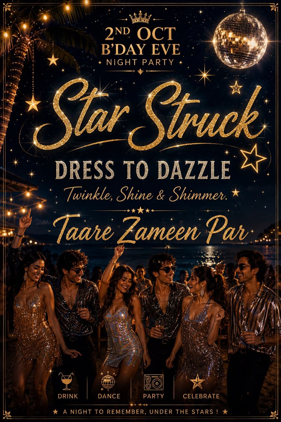 Star Struck dress-code poster