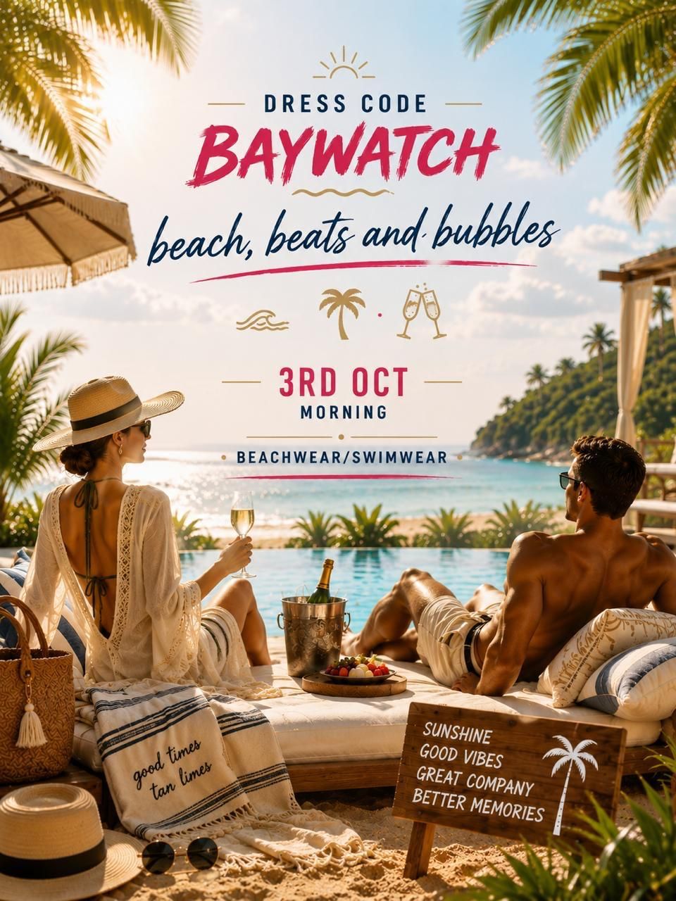 Baywatch dress-code poster
